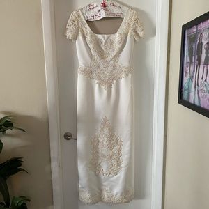 Forever Yours Beaded Sheath Wedding Dress